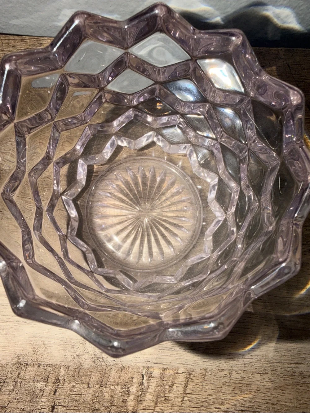 Vintage Decorative Textured Glass